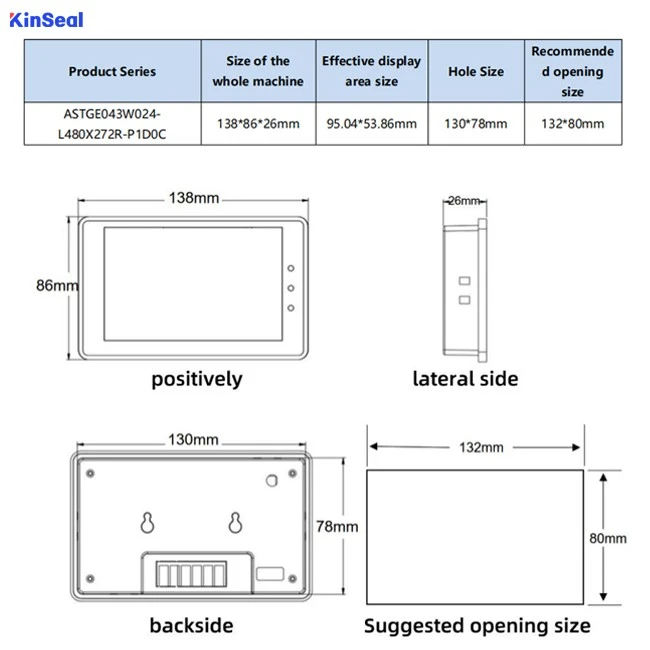 4.3-inch industrial HMI2